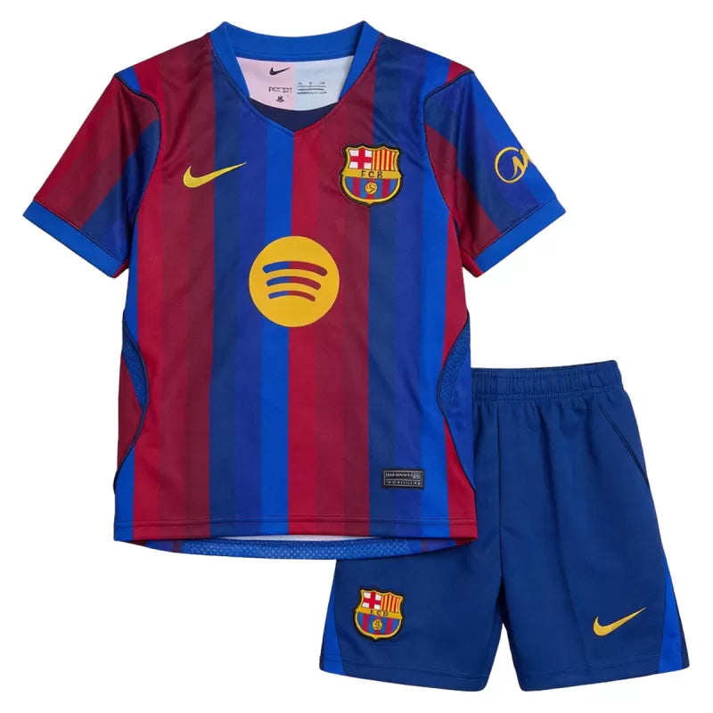 طقم أطفال برشلونة الأساسي 2026/2027 - الجهة الأمامية