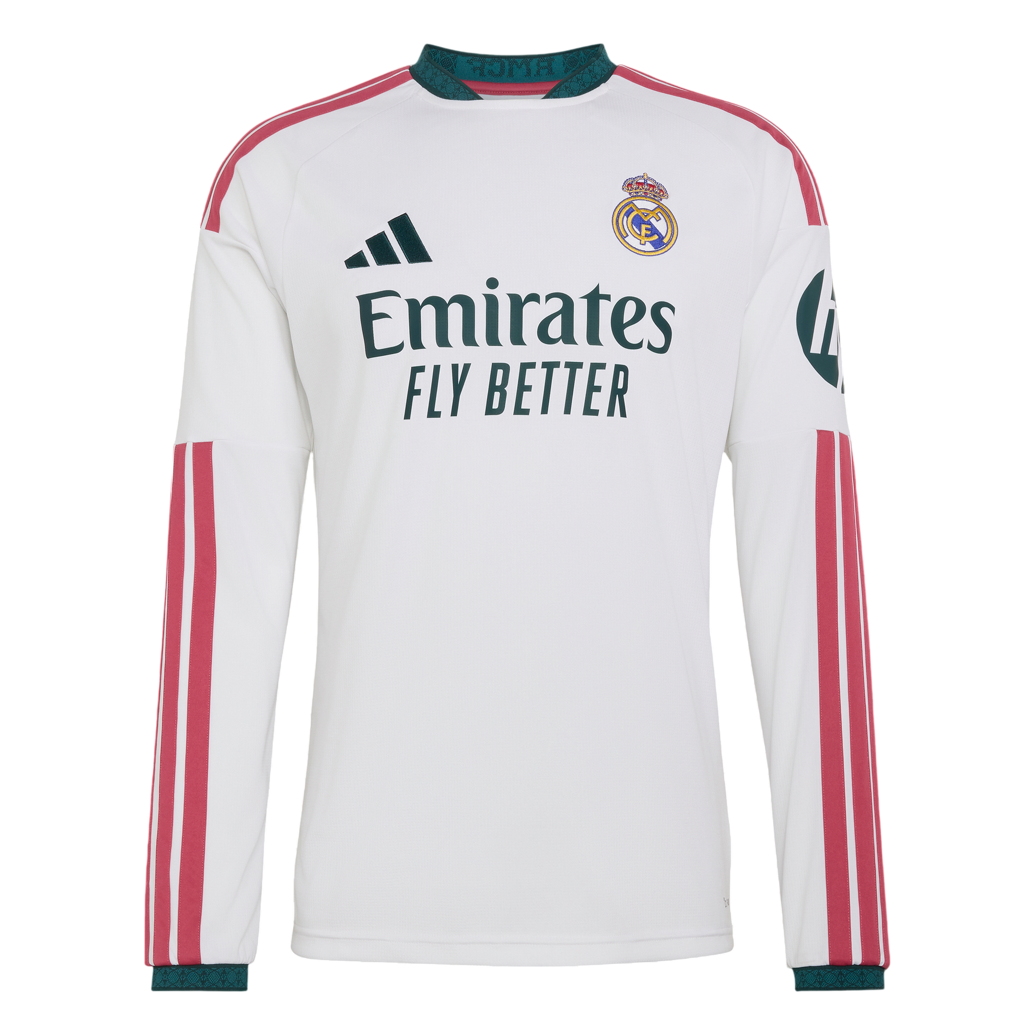 قميص بأكمام طويلة ريال مدريد الأساسي 2026/2027 - الجهة الأمامية