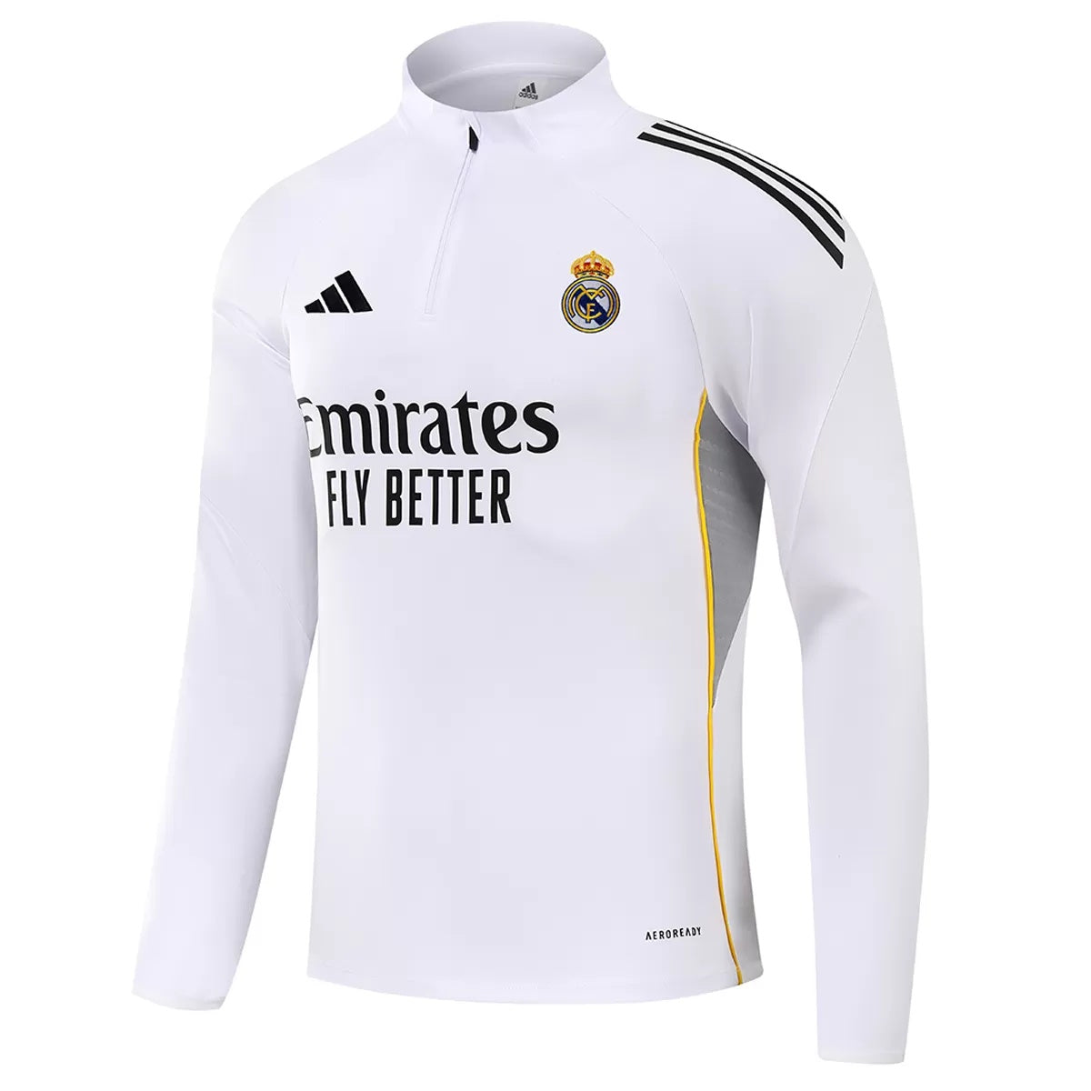 بدلة رياضية ريال مدريد أبيض أسود 2025/2026