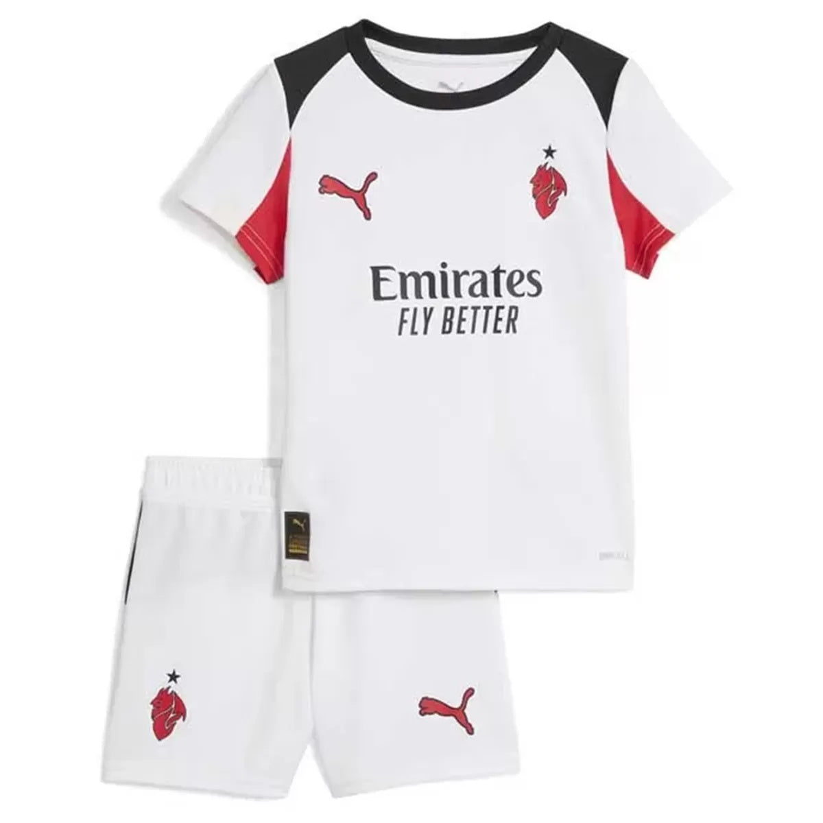 طقم أطفال ميلان الخارجي 2025/2026 - الجهة الأمامية